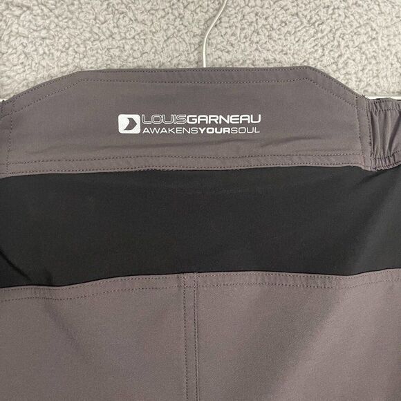 Louis‎ Garneau Cycling Shorts Men L Gray Adjustable Cargo - Picture 10 of 15
